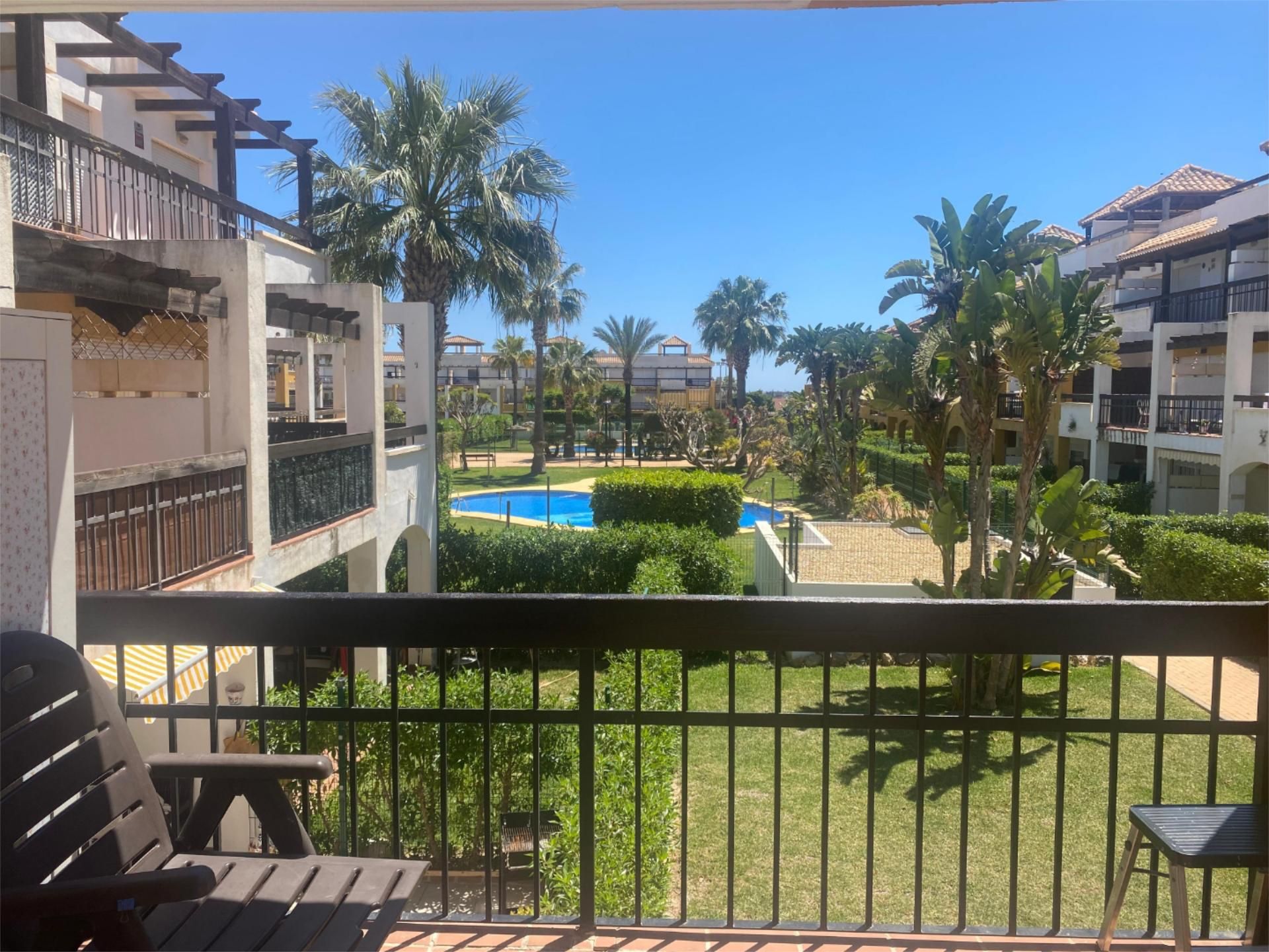 Garden of Flat to rent in Vera  with Air Conditioner, Heating and Terrace