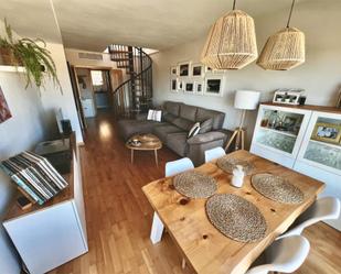 Sala d'estar de Àtic en venda en  Palma de Mallorca amb Aire condicionat, Terrassa i Piscina