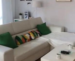 Sala d'estar de Pis de lloguer en  Valencia Capital amb Aire condicionat, Jardí privat i Parquet