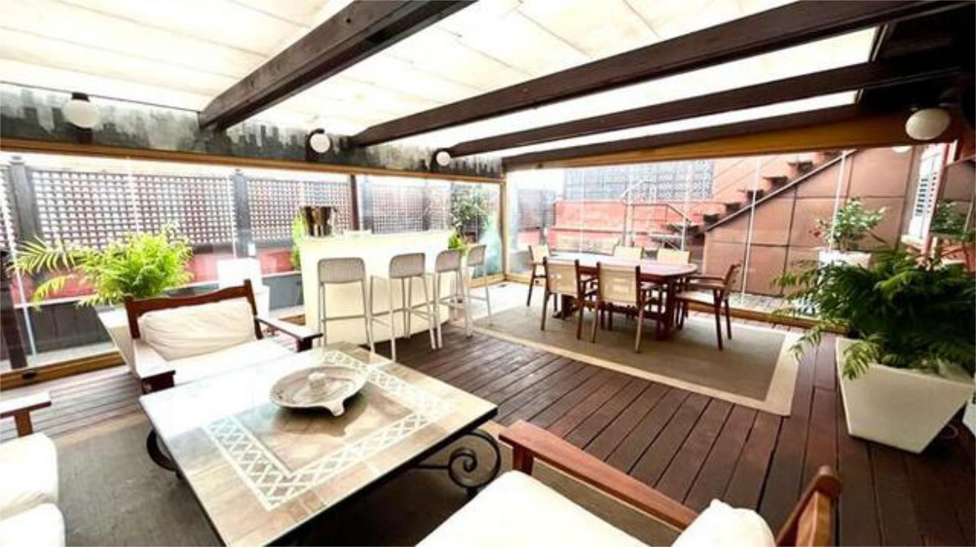 Terrace of Attic for sale in  Madrid Capital  with Heating, Private garden and Terrace