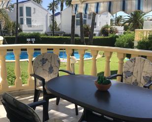 Jardí de Pis de lloguer en Dénia amb Aire condicionat, Calefacció i Terrassa