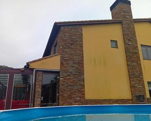 Exterior view of House or chalet for sale in Oleiros  with Parquet flooring, Terrace and Swimming Pool