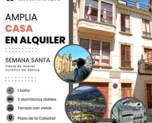 Vista exterior de Casa o xalet de lloguer en Mondoñedo amb Terrassa i Moblat