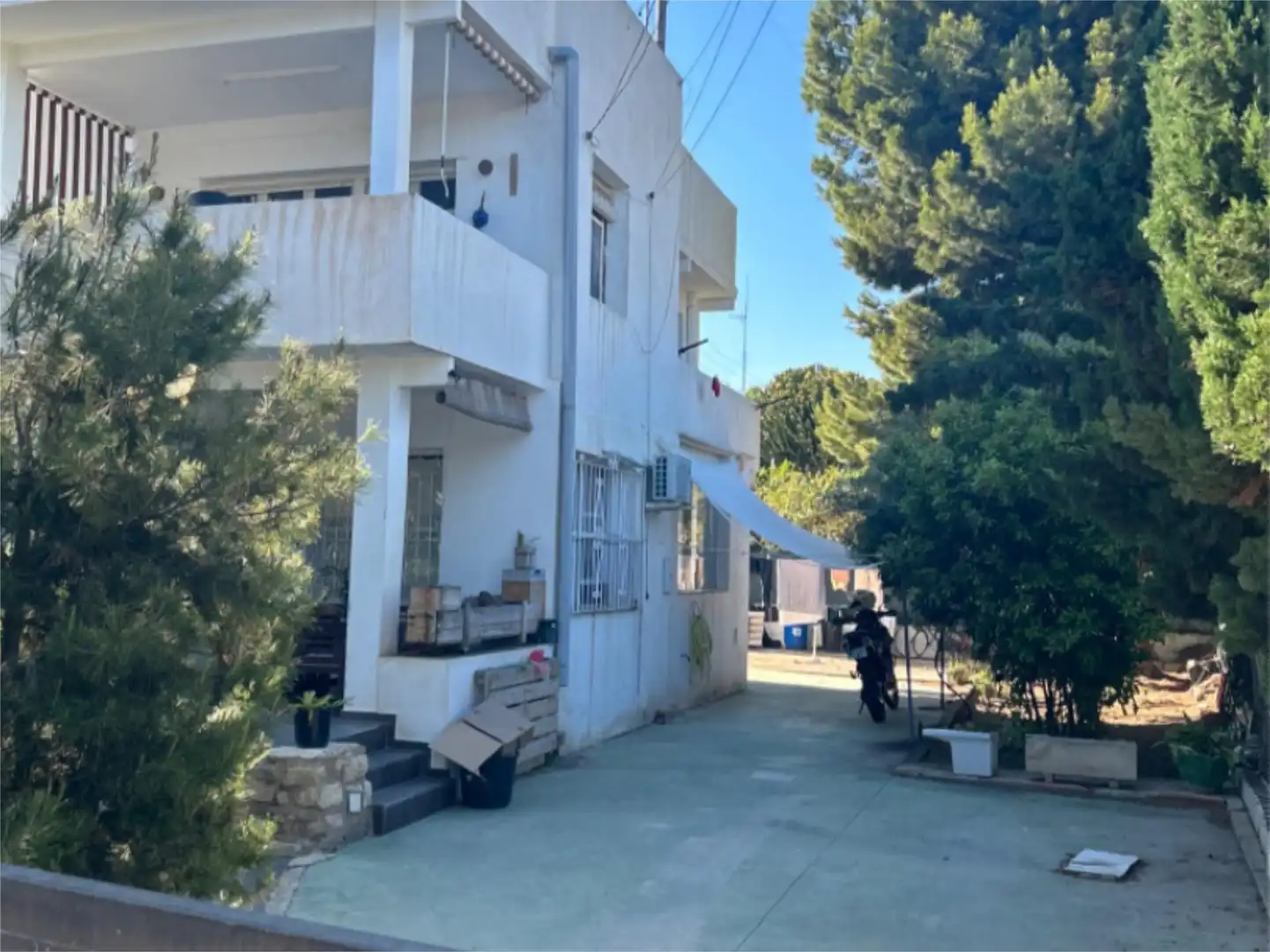 Außenansicht von Wohnung zur Miete in El Campello mit Klimaanlage, Heizung und Privatgarten