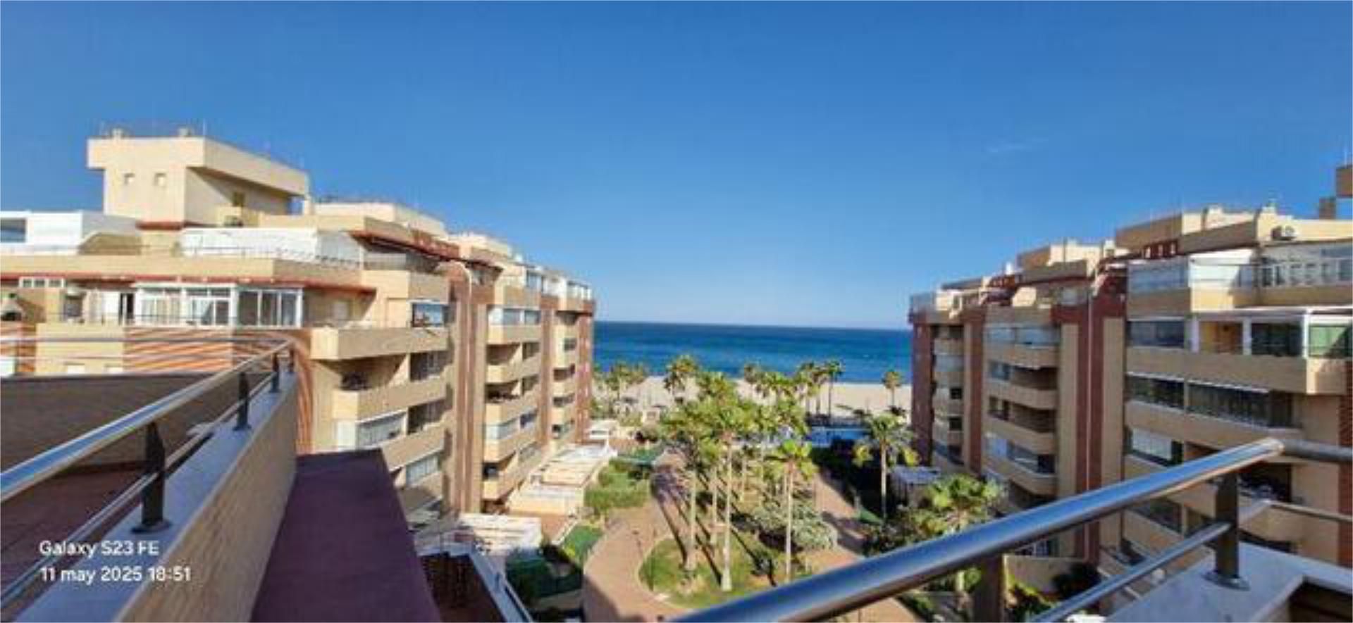 Exterior view of Apartment to rent in Roquetas de Mar  with Heating, Private garden and Terrace
