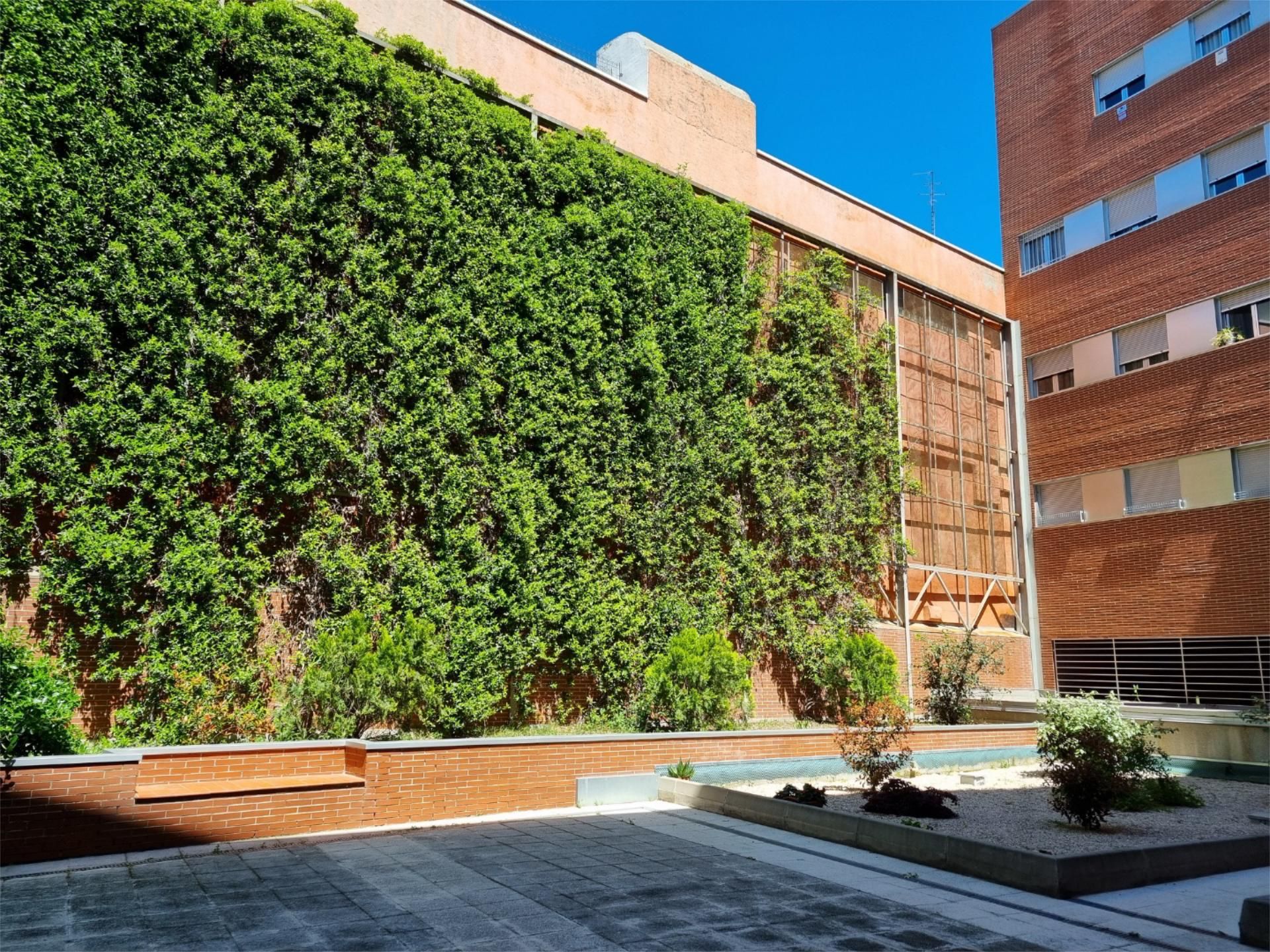 Garden of Flat for sale in  Madrid Capital  with Air Conditioner, Heating and Parquet flooring
