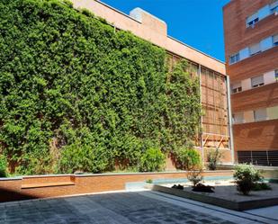 Garden of Flat for sale in  Madrid Capital  with Air Conditioner, Heating and Parquet flooring