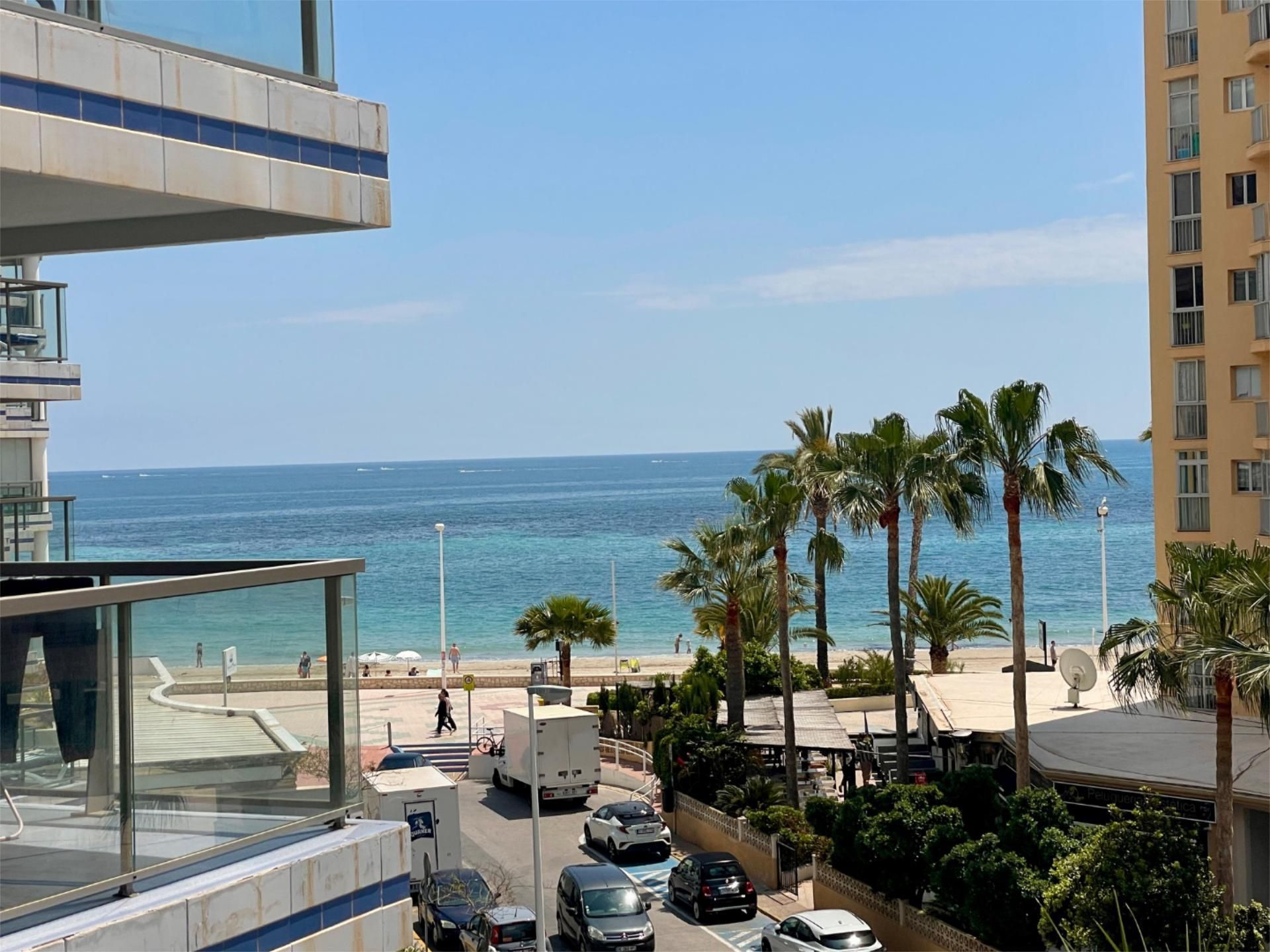 Exterior view of Flat for sale in Calpe / Calp  with Air Conditioner, Private garden and Parquet flooring