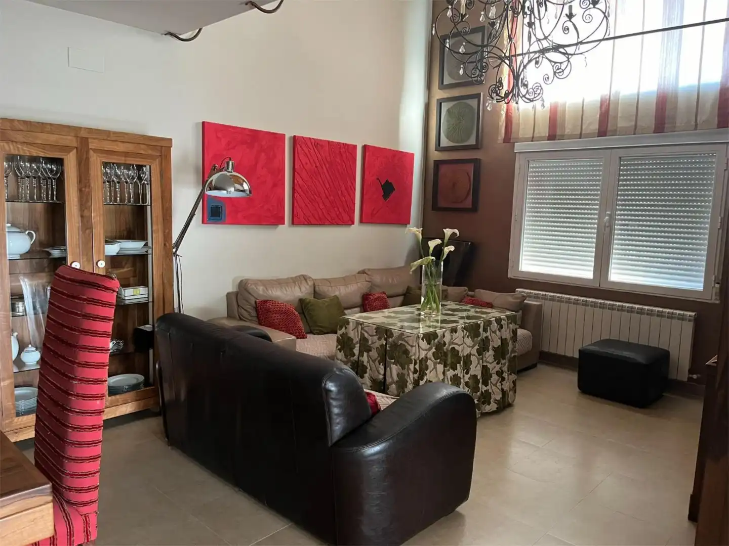 Flat for sale in Calle Reina Sofia, 11, Los Villares Living room of Flat for sale in Los Villares with Air Conditioner, Heating and Private garden
