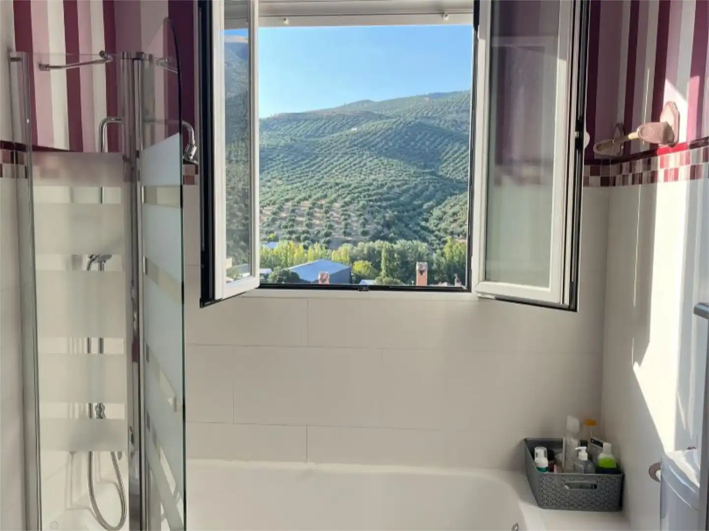 Flat for sale in Calle Reina Sofia, 11, Los Villares Bathroom of Flat for sale in Los Villares with Air Conditioner, Heating and Private garden