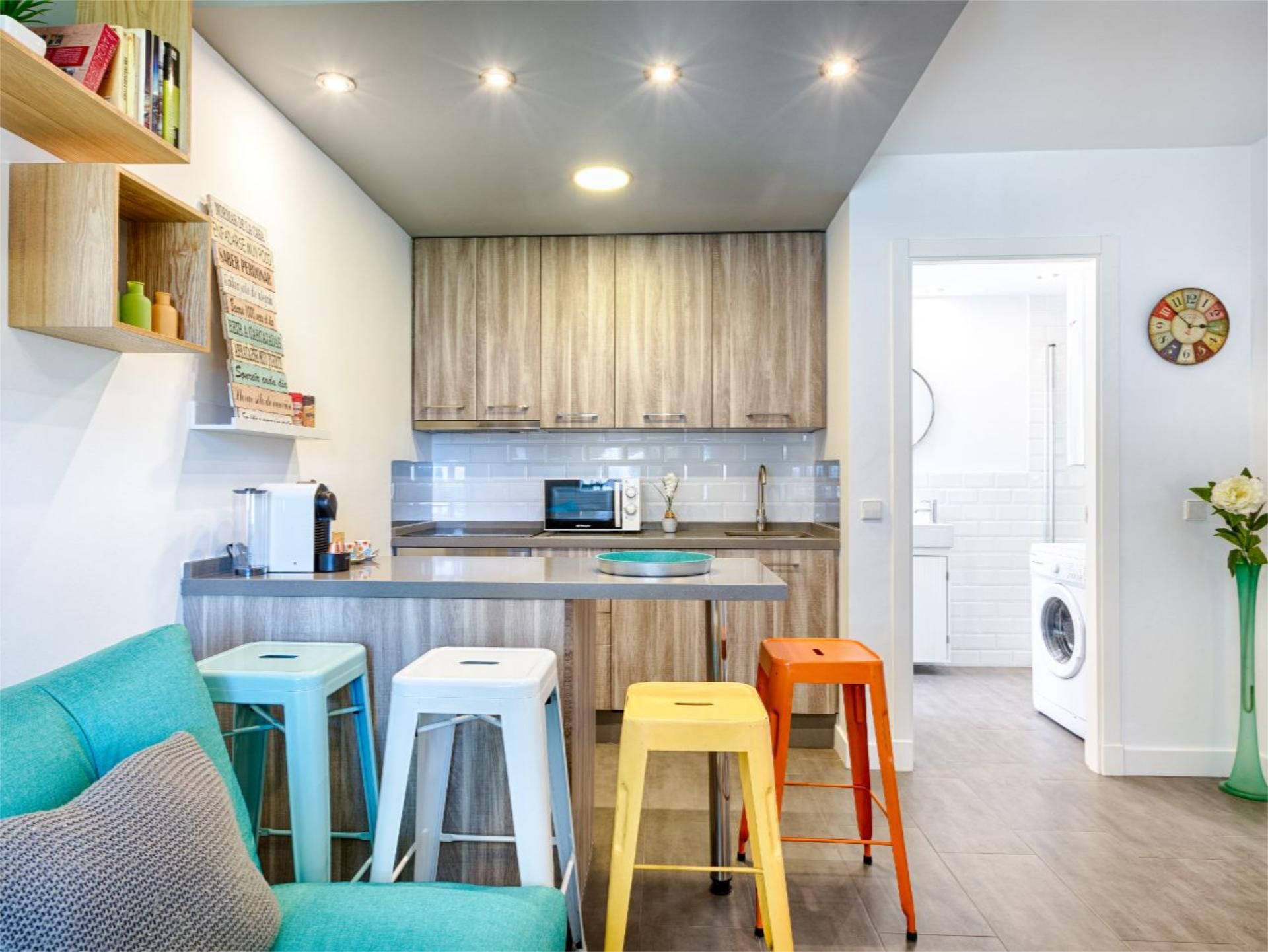 Kitchen of Flat for sale in Estepona  with Air Conditioner, Heating and Private garden