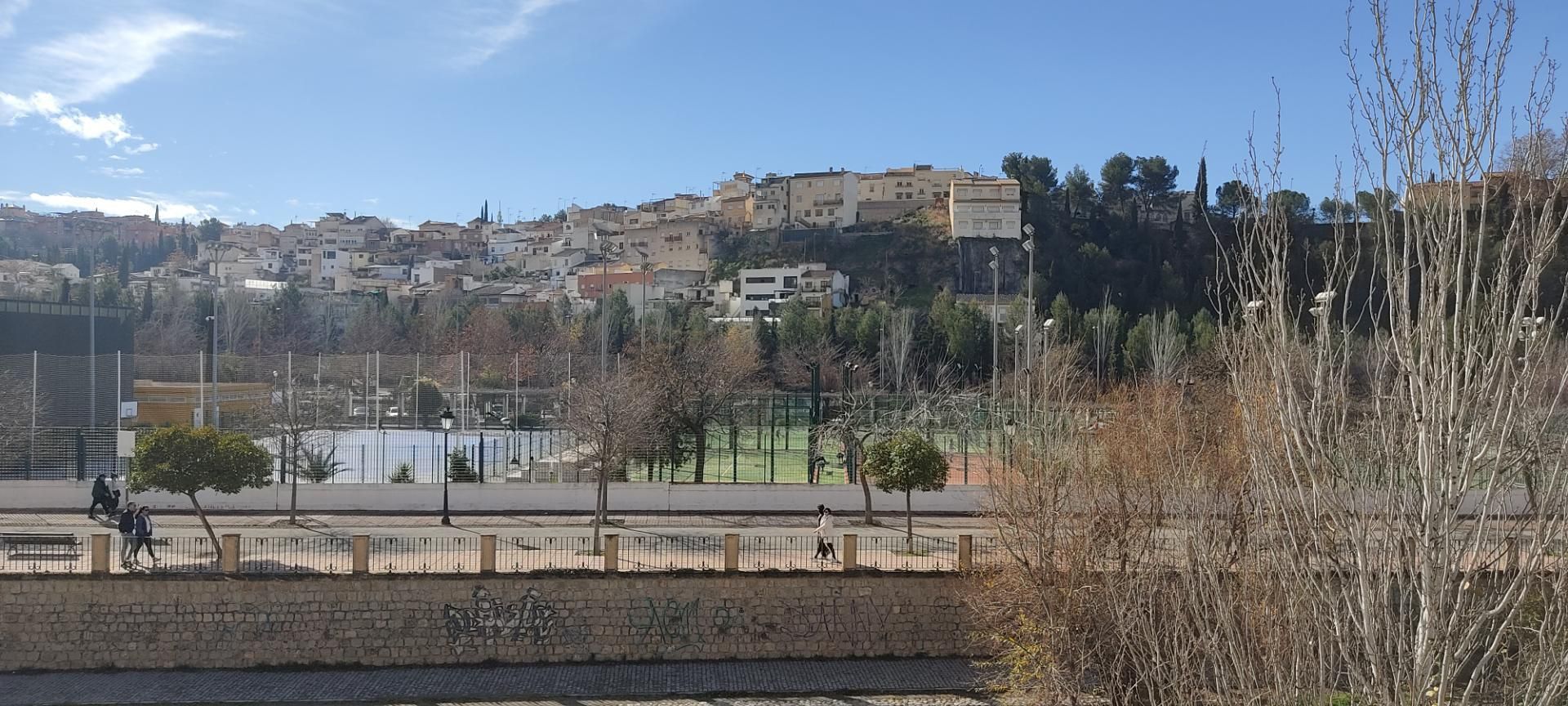 Exterior view of Flat for sale in  Granada Capital  with Air Conditioner, Heating and Private garden
