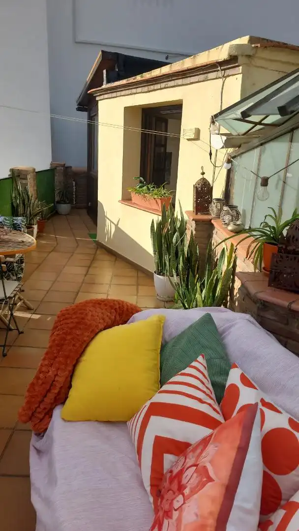 Flat for rent in Avenida de la Rosaleda, 3, La Goleta - San Felipe Neri Terrace of Flat for rent in Málaga Capital with Air Conditioner and Terrace