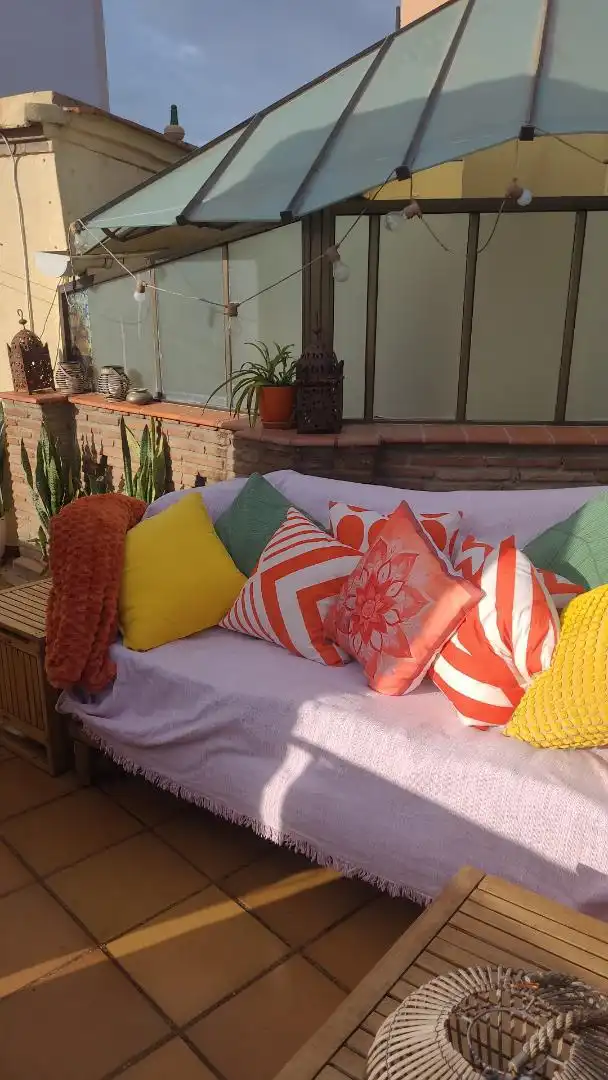 Flat for rent in Avenida de la Rosaleda, 3, La Goleta - San Felipe Neri Terrace of Flat for rent in Málaga Capital with Air Conditioner and Terrace