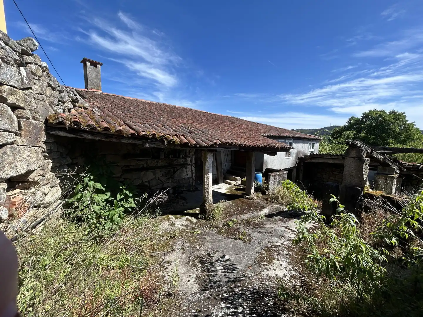 Vista exterior de Finca rústica en venda en Ourense Capital  amb Jardí privat