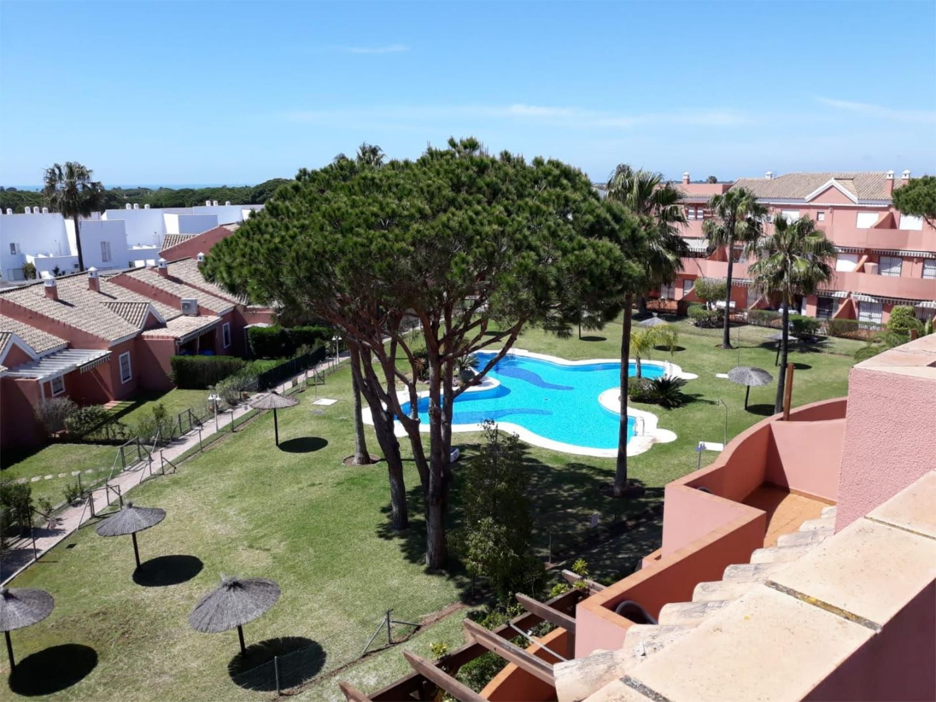 Garden of Flat for sale in Chiclana de la Frontera  with Parquet flooring, Terrace and Swimming Pool