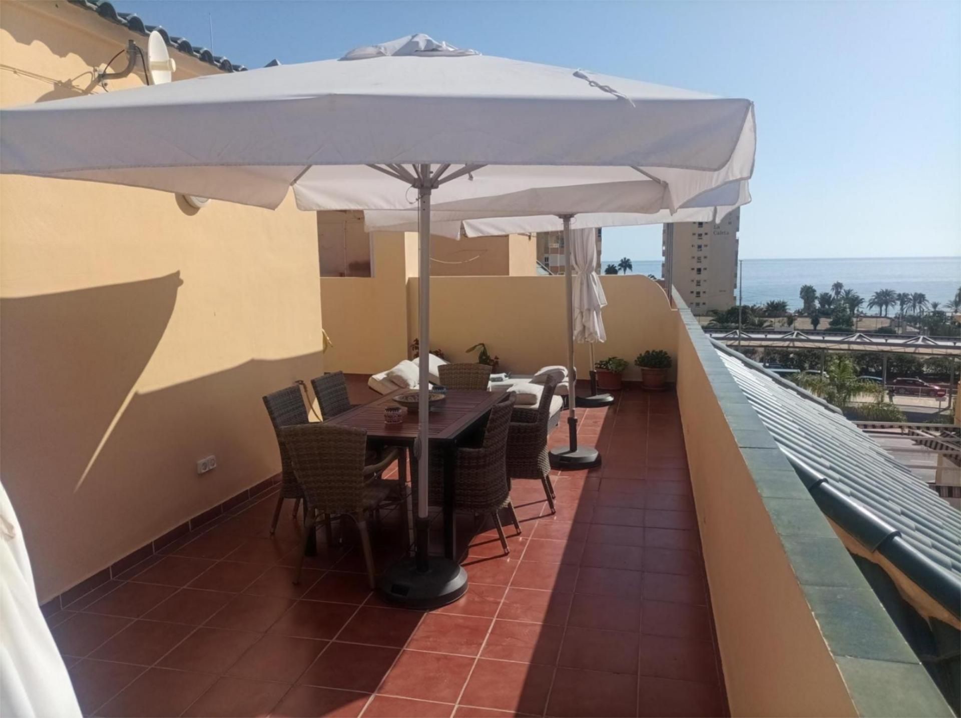 Terrace of Flat to rent in Torrox  with Air Conditioner, Heating and Parquet flooring