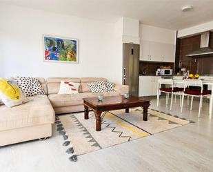 Living room of Flat to rent in Pontevedra Capital   with Heating, Furnished and Balcony
