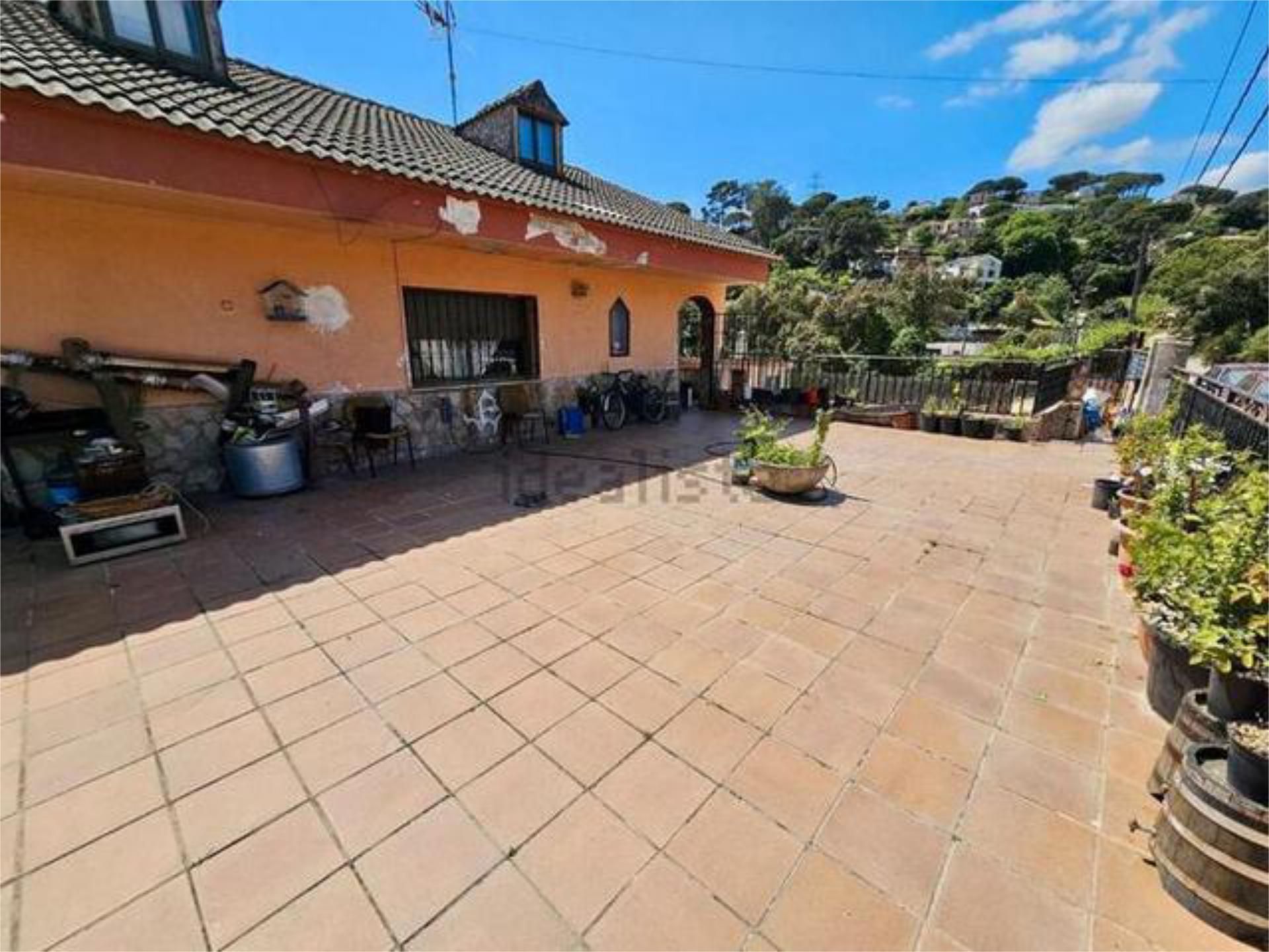 Exterior view of Single-family semi-detached for sale in Maçanet de la Selva  with Terrace and Swimming Pool