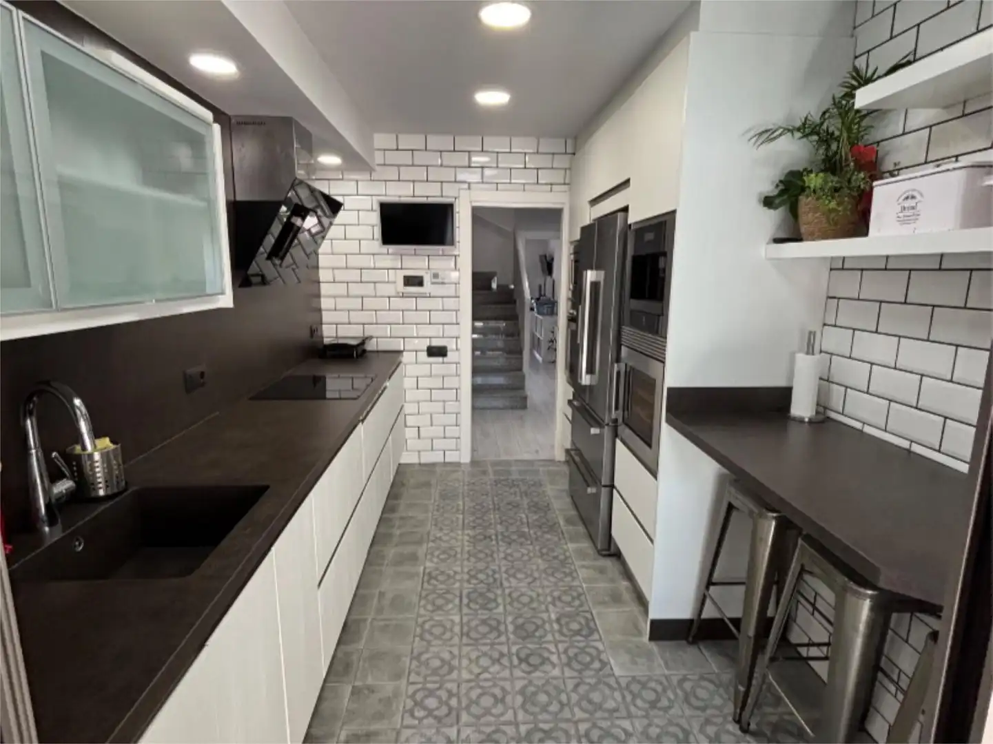 Cocina de Casa adosada en venta en Rubí con Aire acondicionado, Terraza y Balcón