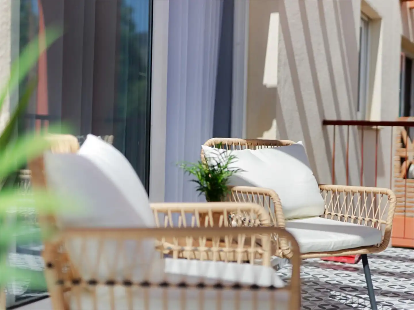 Terrace of Flat for sale in Benalmádena  with Air Conditioner, Heating and Private garden
