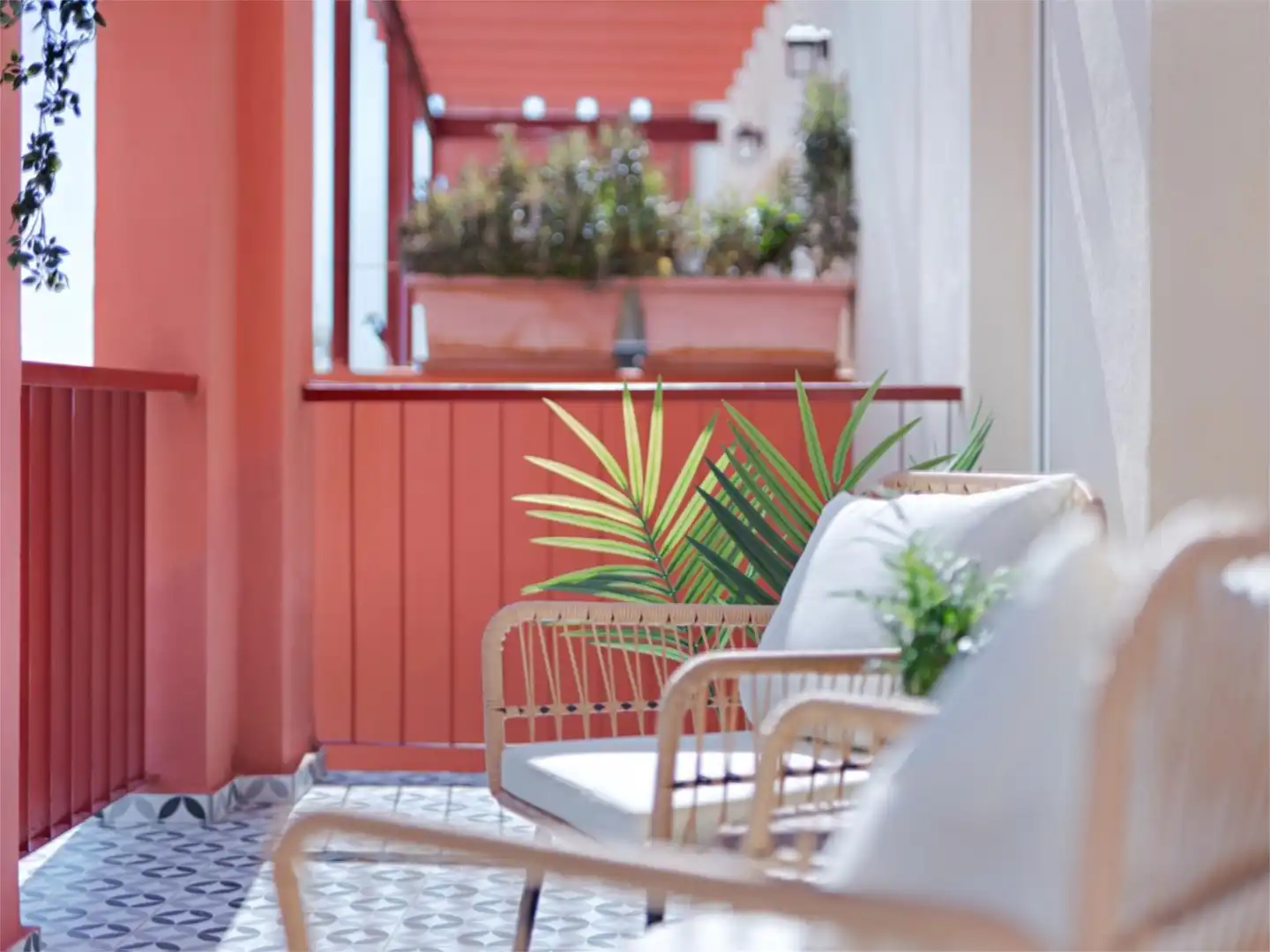 Balcony of Flat for sale in Benalmádena  with Air Conditioner, Heating and Private garden