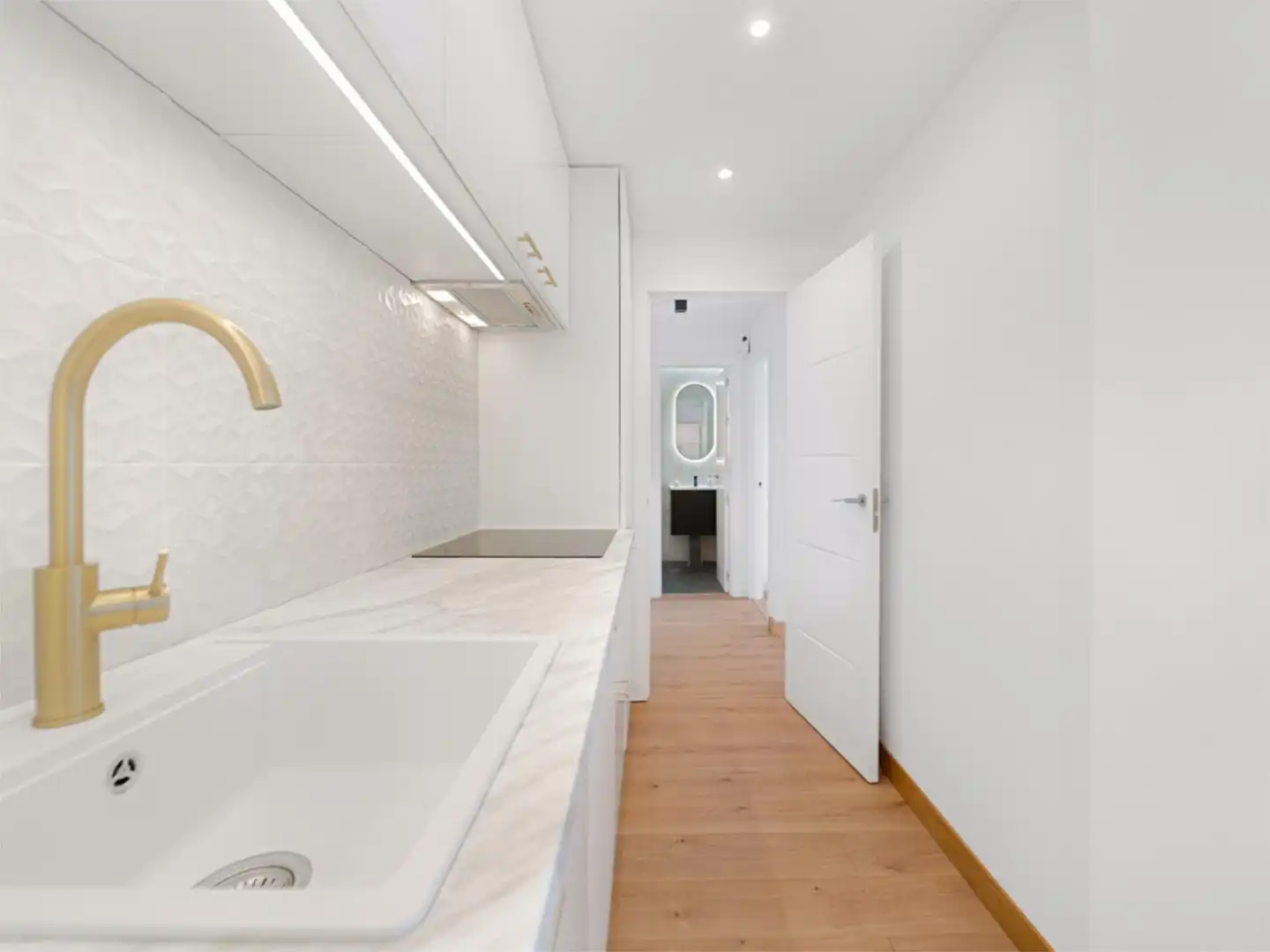 Kitchen of Flat for sale in Benalmádena  with Air Conditioner, Heating and Private garden