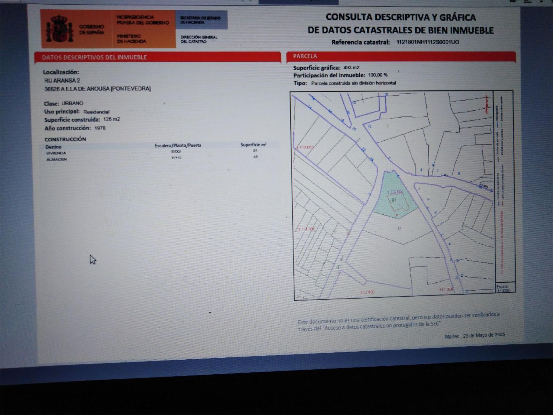Premises for sale in A Illa de Arousa   with Air Conditioner, Heating and Parquet flooring