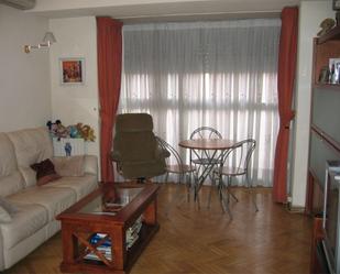 Living room of Flat to rent in  Madrid Capital  with Air Conditioner, Heating and Private garden