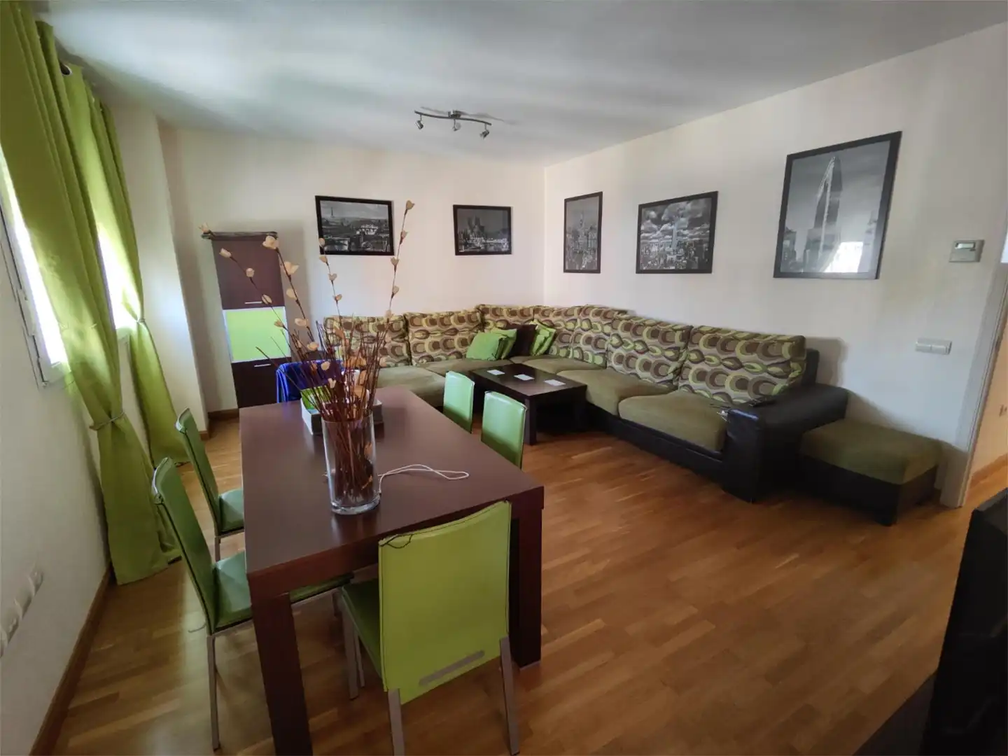 Flat for sale in Calle Olimpiadas, 12, El Puerto - Romanilla Living room of Flat for sale in Roquetas de Mar with Heating, Parquet flooring and Terrace