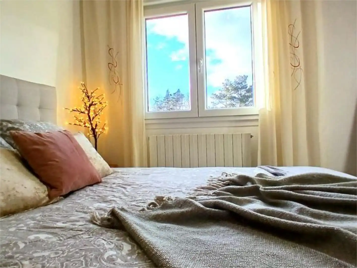 Wohnung zum Verkauf in Barrio la Aguilalera, 10, Las Rozas de Valdearroyo Schlafzimmer von Wohnung zum Verkauf in Las Rozas de Valdearroyo mit Heizung, Privatgarten und Terrasse