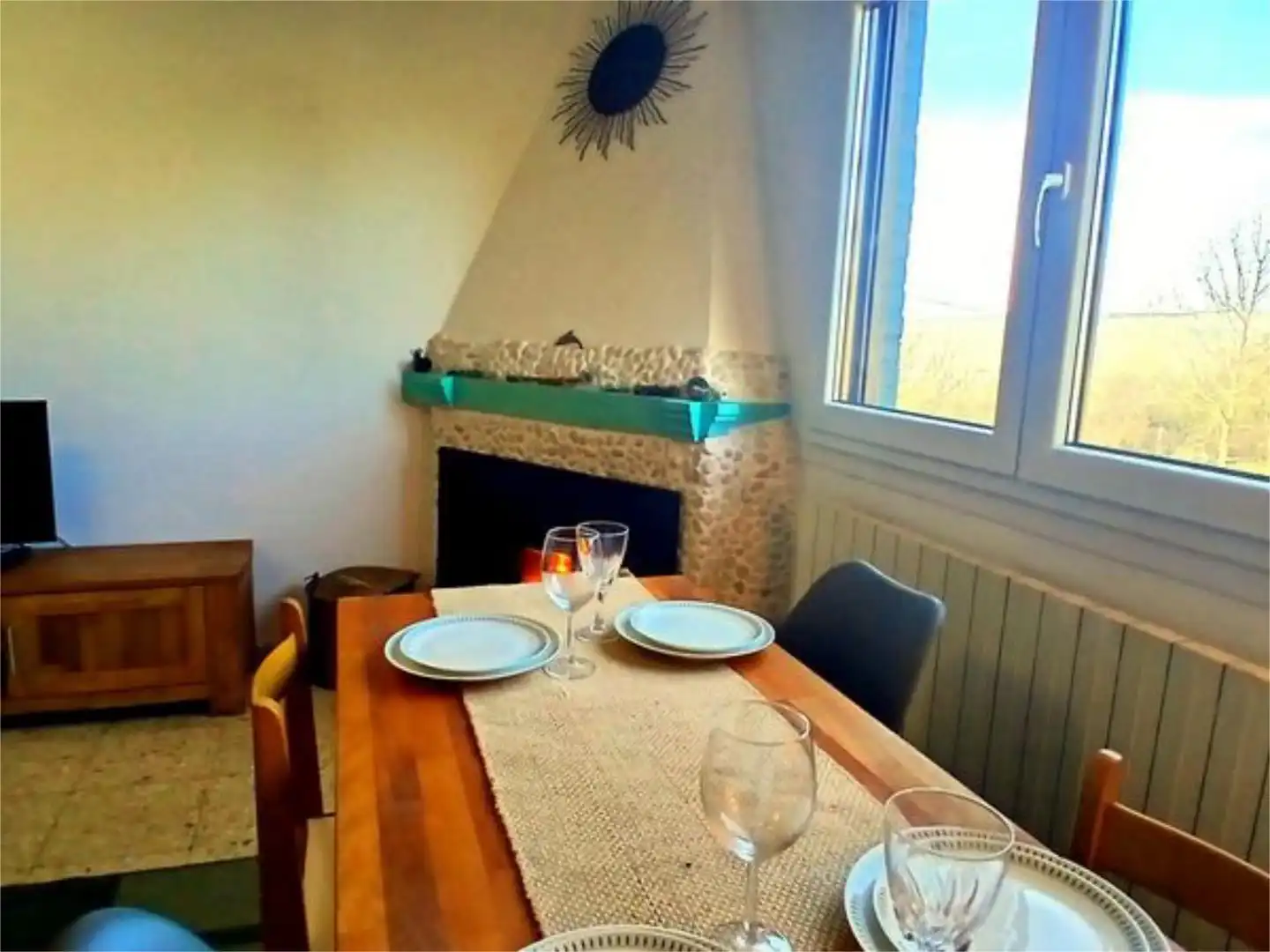 Wohnung zum Verkauf in Barrio la Aguilalera, 10, Las Rozas de Valdearroyo Esszimmer von Wohnung zum Verkauf in Las Rozas de Valdearroyo mit Heizung, Privatgarten und Terrasse
