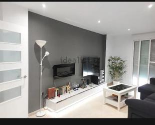 Living room of Flat for sale in Roquetas de Mar  with Furnished, Balcony and Video intercom