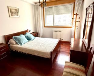 Bedroom of Flat to rent in Ferrol  with Heating, Parquet flooring and Furnished