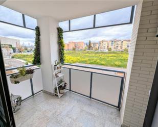 Balcony of Flat to rent in  Granada Capital  with Air Conditioner, Heating and Private garden