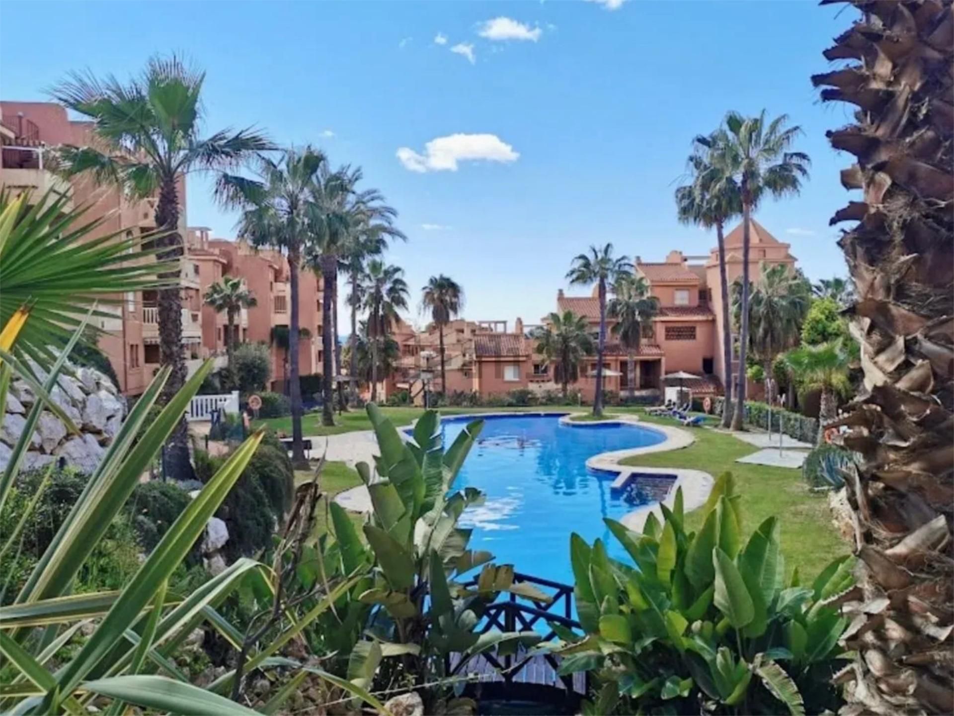 Garden of Flat for sale in Marbella  with Air Conditioner, Terrace and Swimming Pool