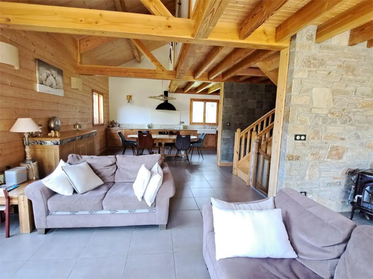 Piso en venta en Place de la Iglesia, 10, Formiguères Sala de estar de Piso en venta en Formiguères con Jardín privado, Terraza y Balcón