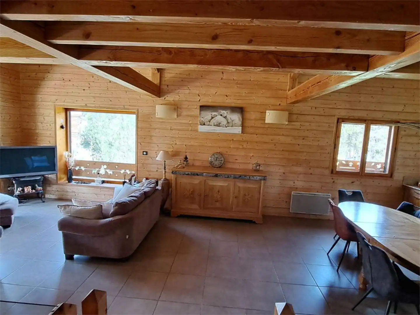 Piso en venta en Place de la Iglesia, 10, Formiguères Sala de estar de Piso en venta en Formiguères con Jardín privado, Terraza y Balcón