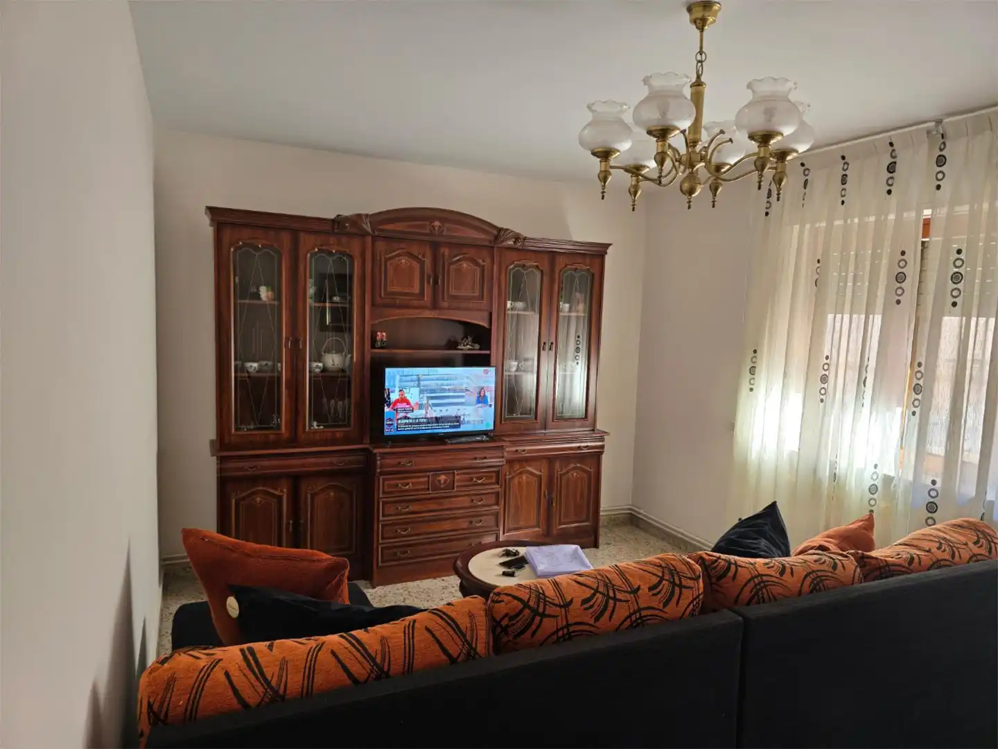 Wohnzimmer von Wohnung zur Miete in Valencia de Don Juan mit Heizung, Terrasse und Möbliert