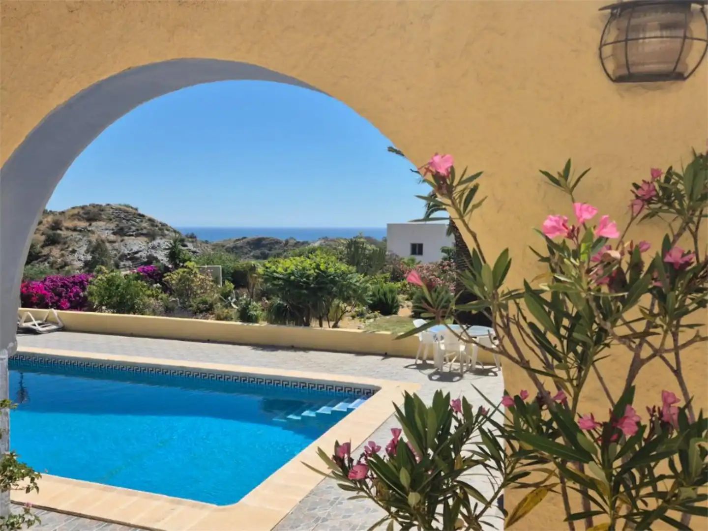 Jardí de Casa o xalet en venda en Mojácar amb Aire condicionat, Terrassa i Piscina