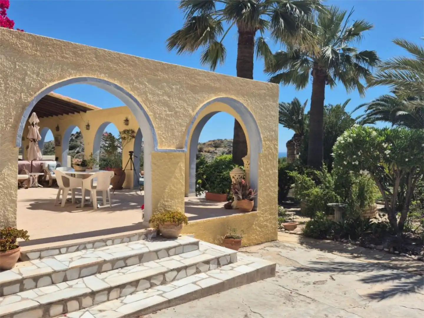 Terrassa de Casa o xalet en venda en Mojácar amb Aire condicionat, Terrassa i Piscina