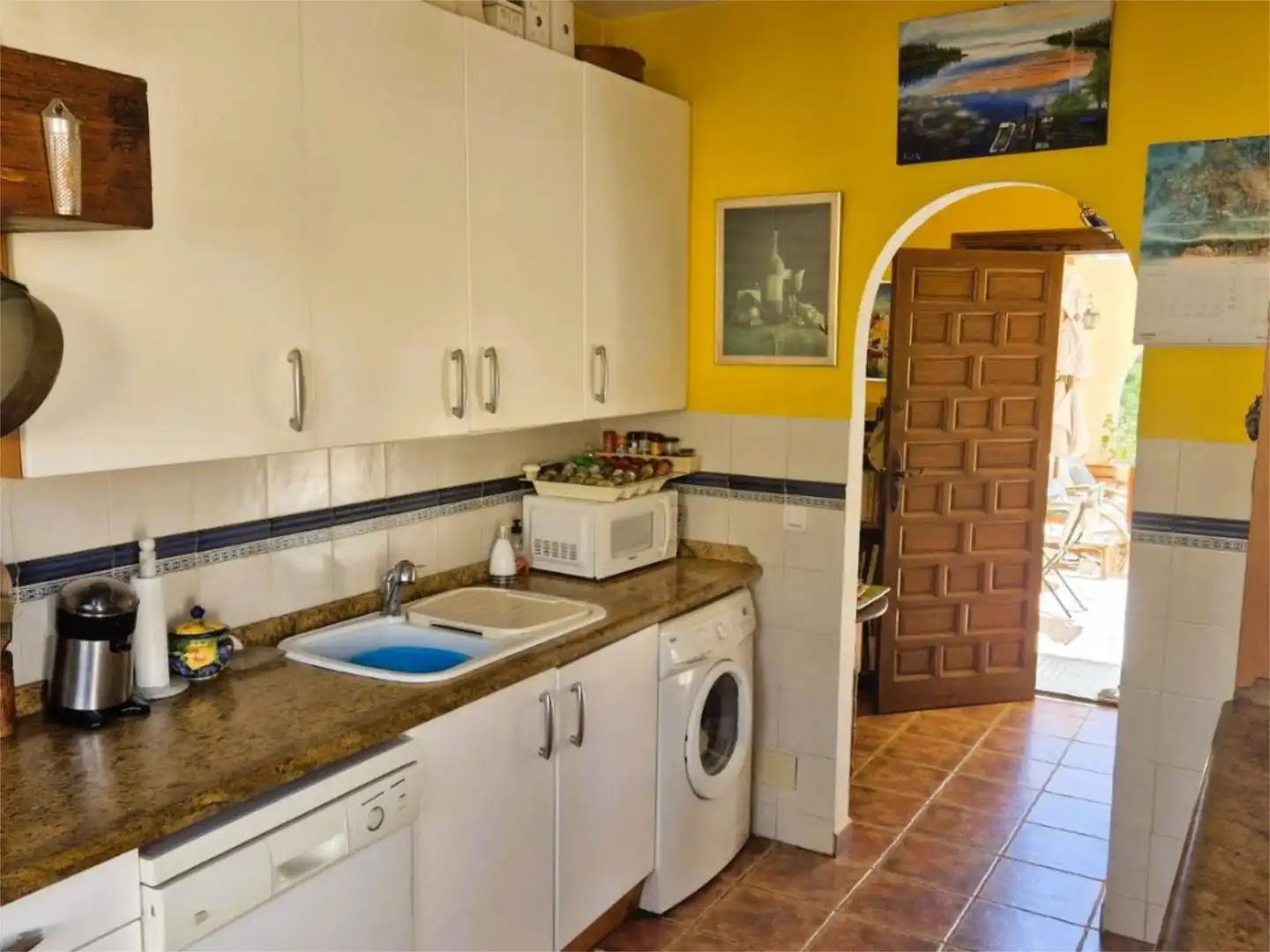 Cuina de Casa o xalet en venda en Mojácar amb Aire condicionat, Terrassa i Piscina