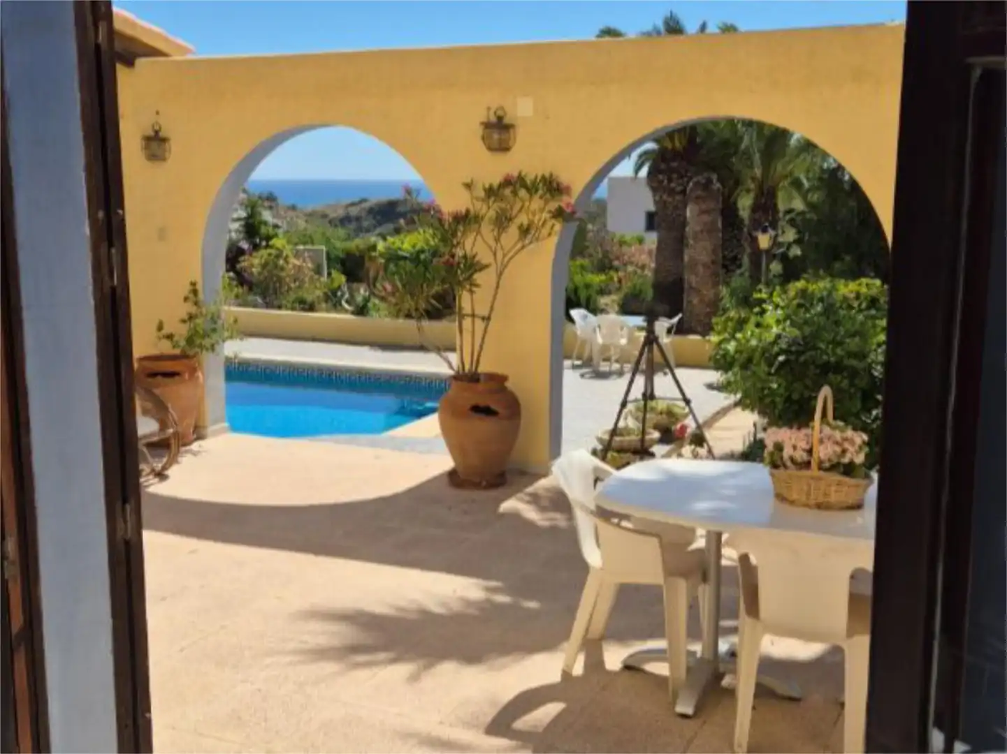 Jardí de Casa o xalet en venda en Mojácar amb Aire condicionat, Terrassa i Piscina