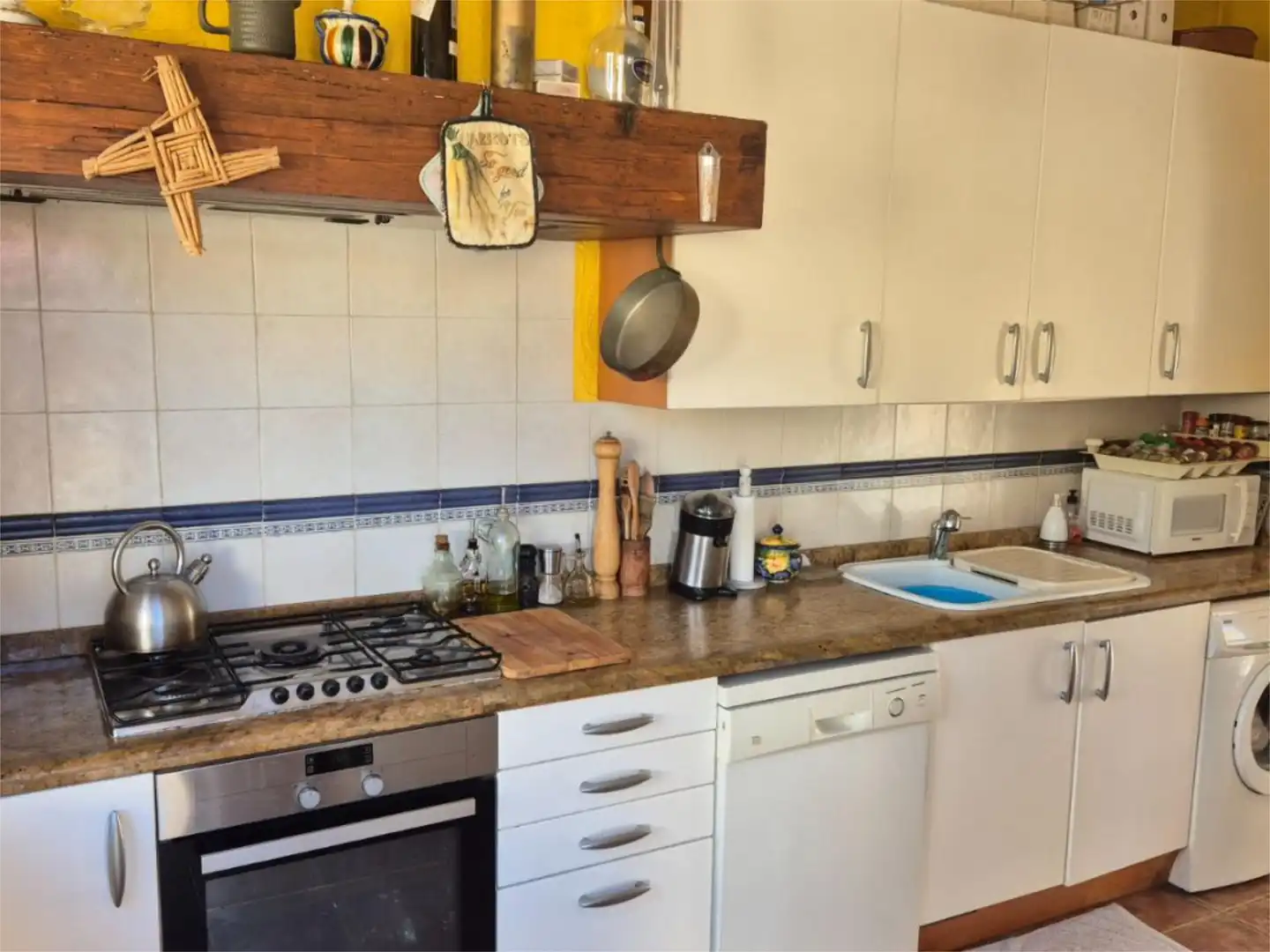 Cuina de Casa o xalet en venda en Mojácar amb Aire condicionat, Terrassa i Piscina