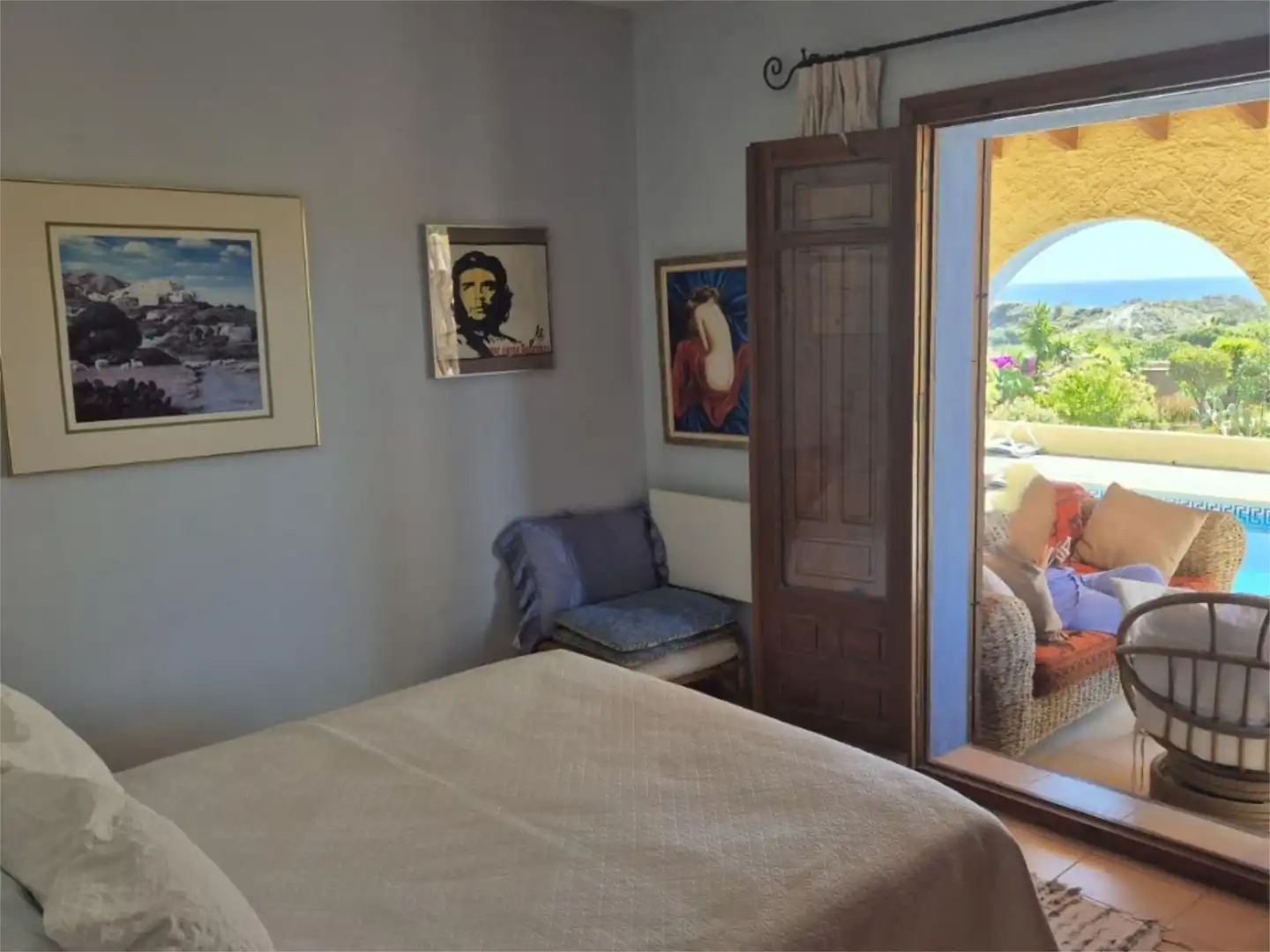 Dormitori de Casa o xalet en venda en Mojácar amb Aire condicionat, Terrassa i Piscina