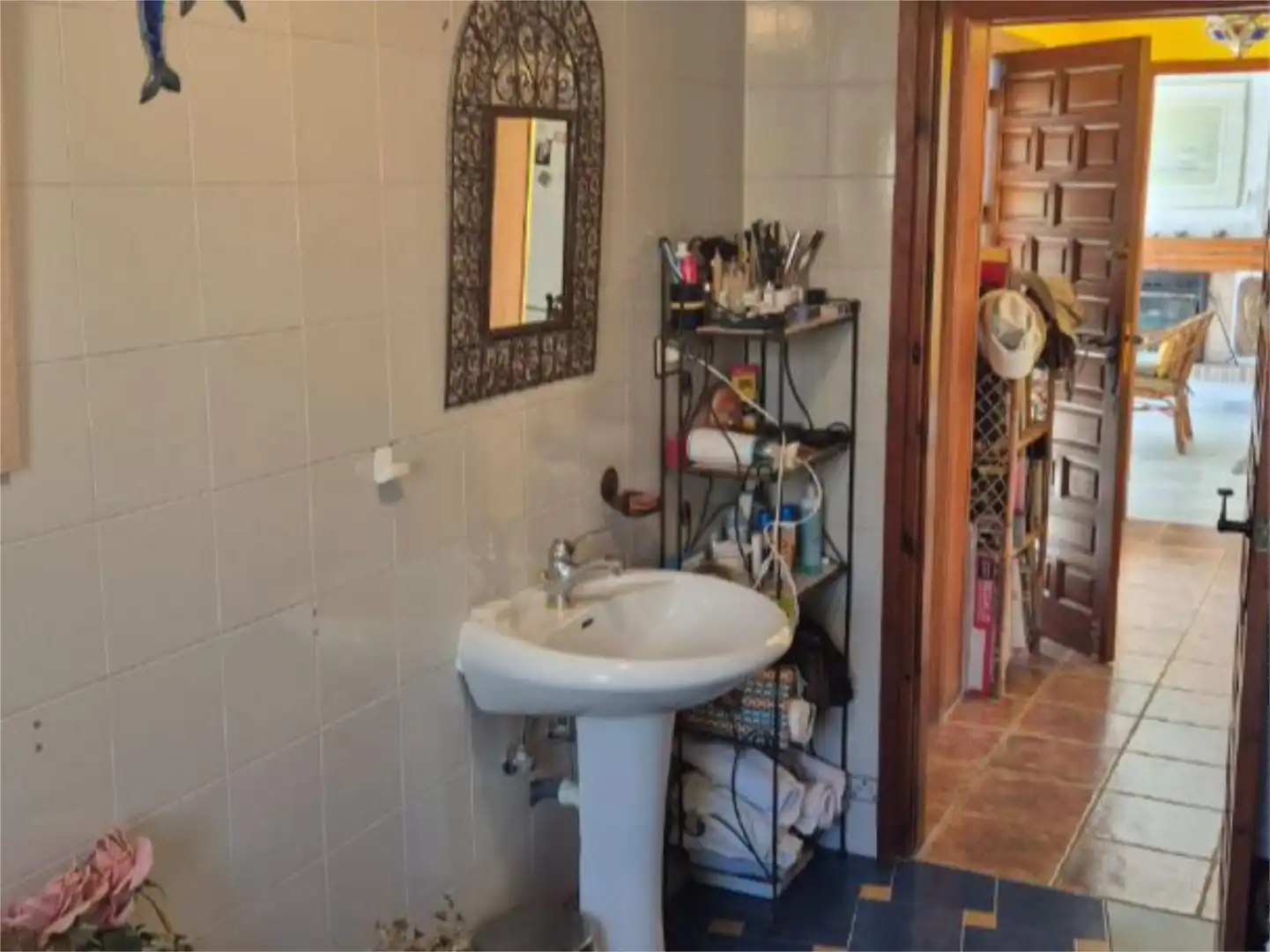 Bany de Casa o xalet en venda en Mojácar amb Aire condicionat, Terrassa i Piscina