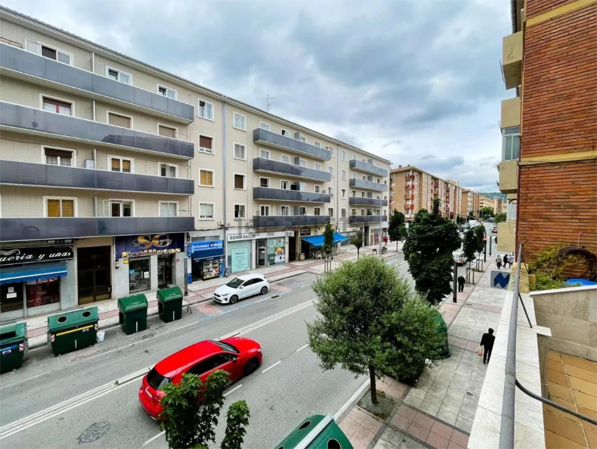 Exterior view of Flat for sale in  Pamplona / Iruña  with Heating, Parquet flooring and Terrace