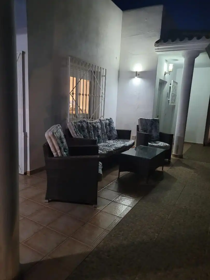 Living room of Houses for rent in Almería  with Air Conditioner, Private garden and Terrace
