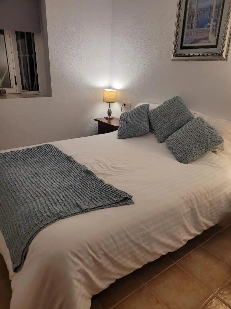 Bedroom of Houses for rent in Almería  with Air Conditioner, Private garden and Terrace