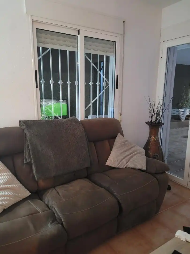 Living room of Houses for rent in Almería  with Air Conditioner, Private garden and Terrace